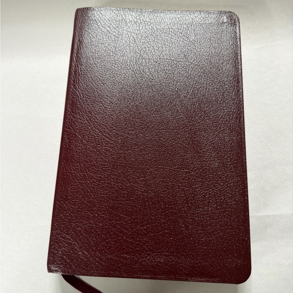 NKJV Holy Bible Burgundy Bonded Leather Nelson 3015BM Indexed Notes